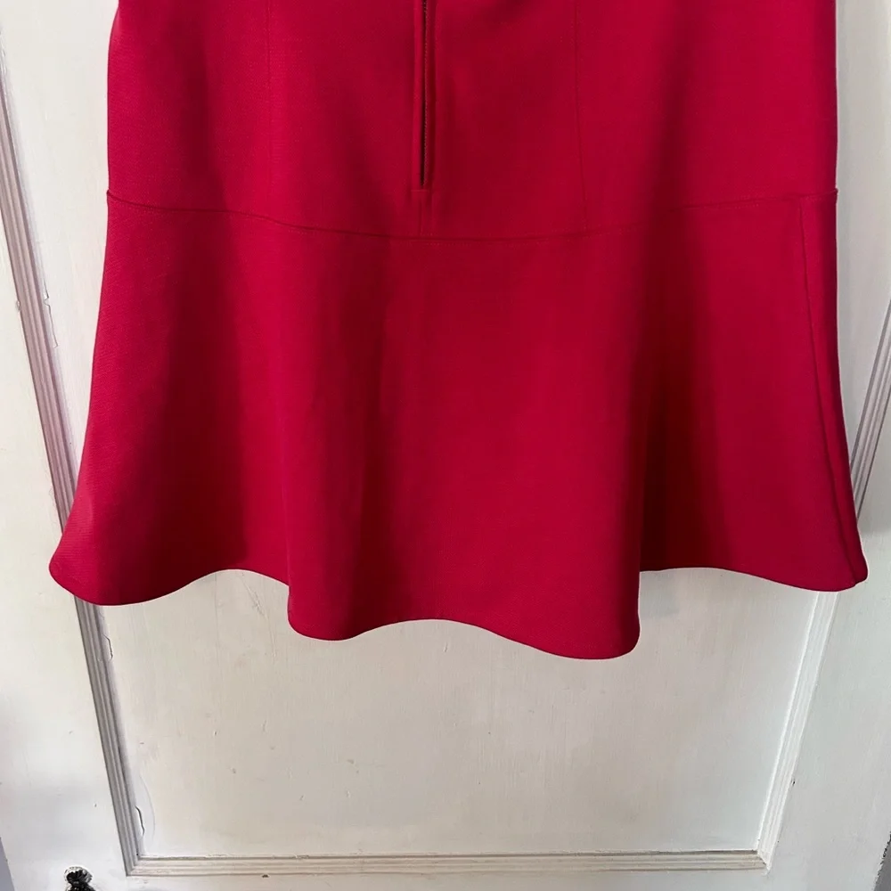 Madewell Women’s Ruby Red A-line Skater Swing Skirt Size 10 - Picture 8 of 14